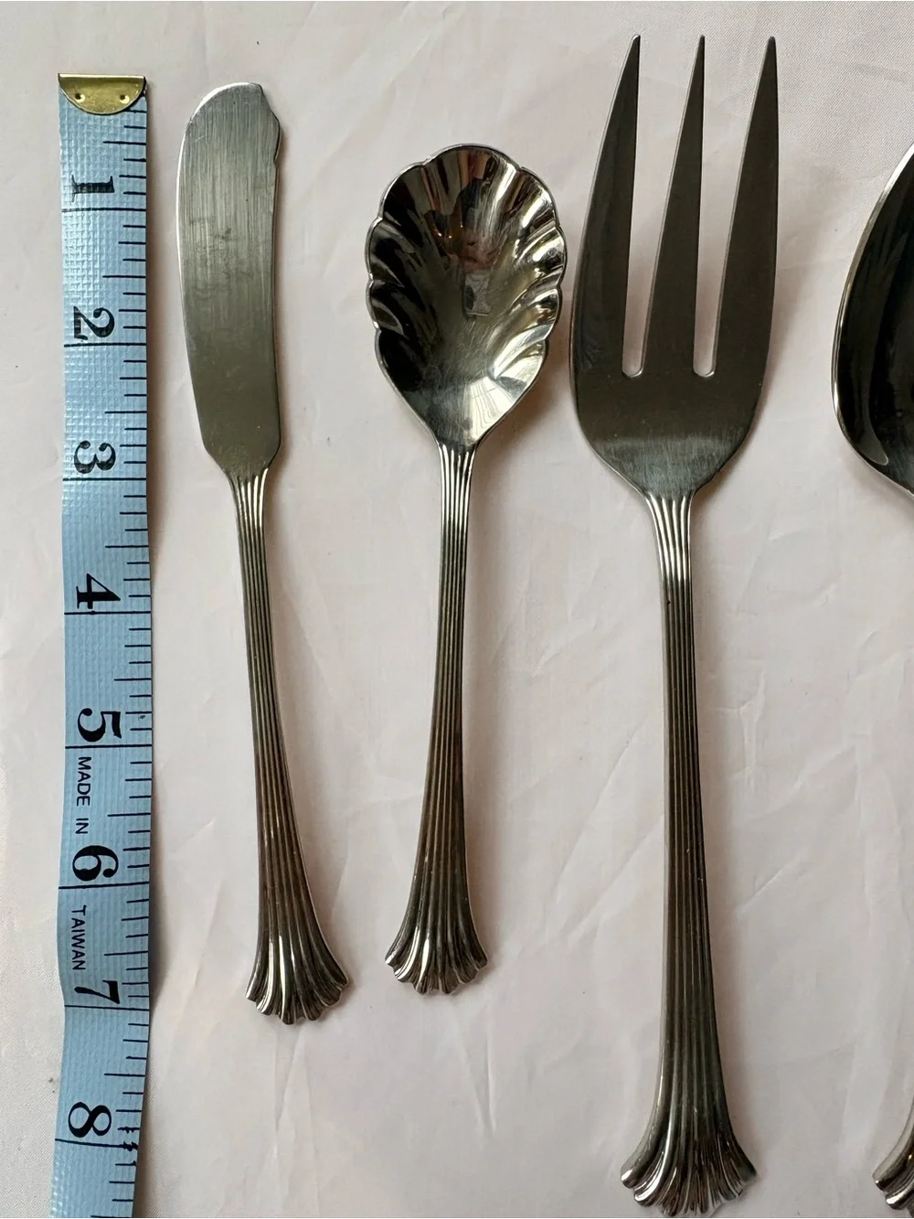 5 piece Vintage Wallace Discontinued Tiara Pattern Hostess Serving Set